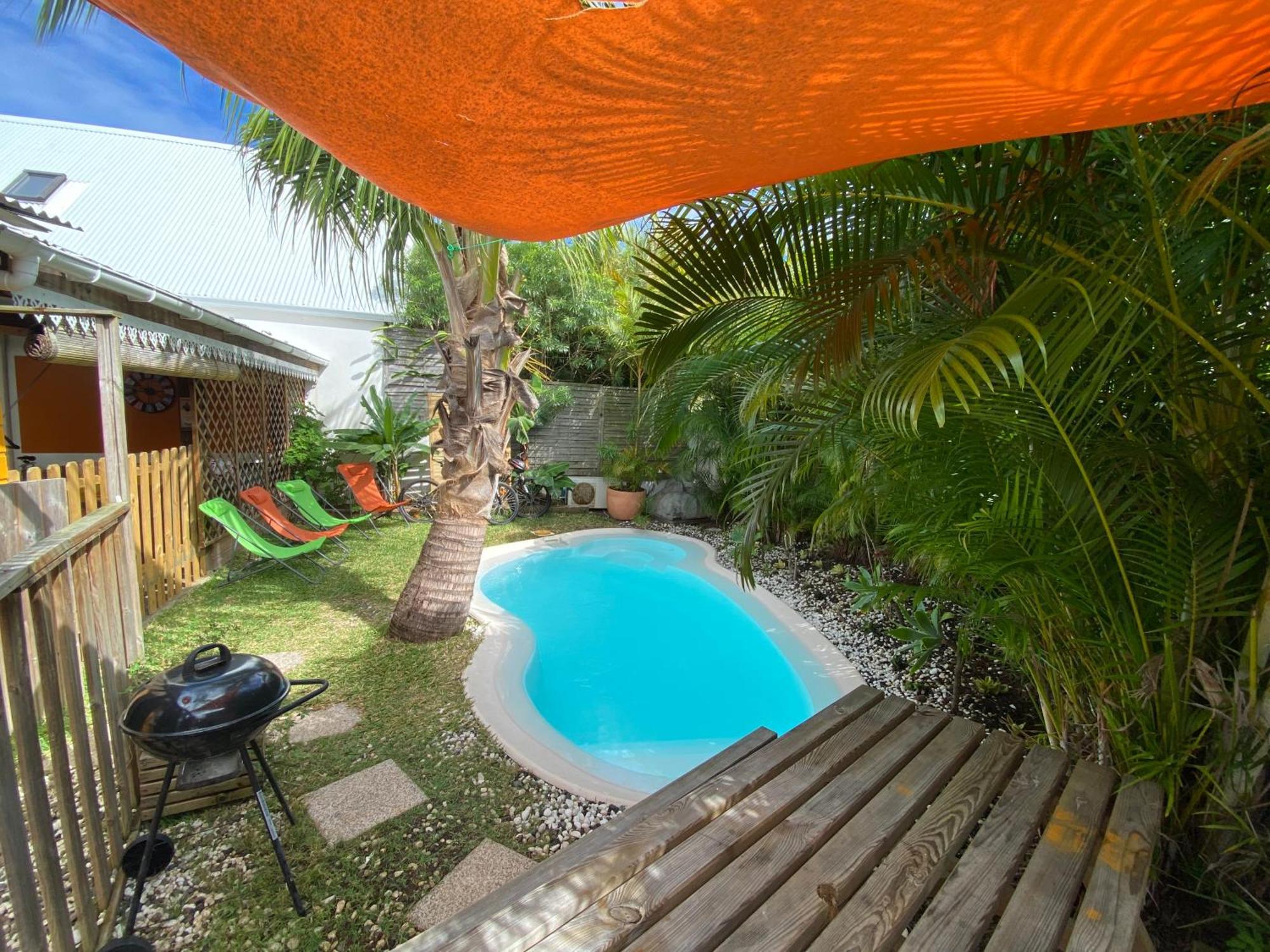 Le Nid D'Amour Avec Sa Piscine Et Jacuzzi Chauffes Saint-Joseph Dış mekan fotoğraf